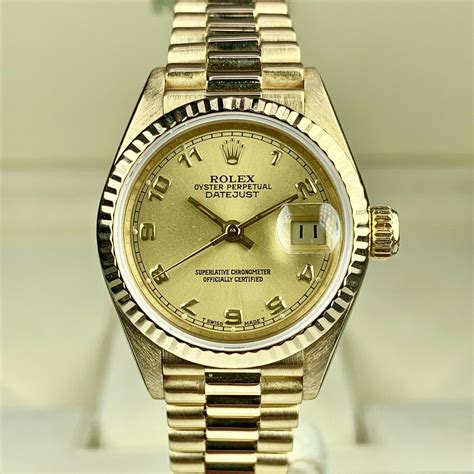 gold rolex datejust presidential|Rolex Datejust 31 white gold.